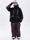 Chillform Damen-Schneeanzug mit reflektierendem Tarnmuster – Glow Trail Jacke mit Baggy-Schneehose (Set)