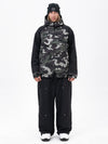 Freestyle-Mountain-Camo-Schneeanzug für Herren – Bomberjacke & Baggy-Hose-Set
