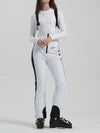Gsou Snow Elegant Flare Ski-Latzhose für Damen