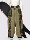 Wild Motion Damen-Schneehose mit reflektierendem Farbblock-Design und extra weitem Schnitt