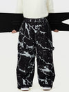 UrbanCraft Herren-Arbeits-Schneehose im Baggy-Stil mit verbesserter Kniebeweglichkeit