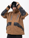 Chillform Glow Trail Reflektierende Camo-Schneejacke für Herren