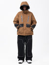 Chillform Herren-Schneeanzug mit reflektierendem Tarnmuster – Glow Trail Jacke mit Freerider Baggy Schneehose
