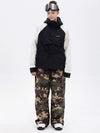 Freestyle-Skianzug für Damen im Bergtarn-Look – Bomberjacke & Baggy-Hose-Set