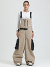 Gsou Snow Alpine Freestyle Extra-Baggy Damen-Skihose mit Trägern