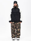 Freestyle-Mountain-Camo-Schneeanzug für Herren – Bomberjacke & Baggy-Hose-Set