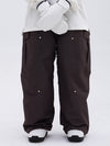 Damen-Skihose mit doppeltem Knieausschnitt, Freestyle-Stil, Baggy-Design