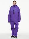 Herren-Backcountry-Bergwindjacke, Thermo-Schneeanzug mit Latzhose