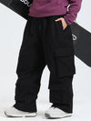 Gsou Snow Alpine Cruiser Fleece Oversize Baggy Snowboardhose für Damen