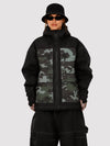 UrbanCraft Street Utility Freestyle Schneejacke für Damen – Reflektierende Kapuze & Arbeitskleidungsdesign