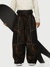 Wild Motion Herren-Schneehose mit mehreren Taschen, reflektierendem Farbblock-Design und extraweitem Sitz