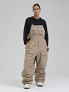 Damen-SnowMaster-Latzhose mit Isolierung und lockerem Schnitt