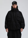 Gsou Snow Alpine Cruiser Fleece Oversize Baggy Snowboardjacke für Herren