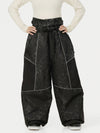 Wild Motion Damen-Schneehose mit mehreren Taschen, reflektierendem Farbblock-Design und extraweitem Sitz