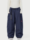 Techline Damen-Skihose mit strapazierfähigem Stretch-Cargo-Design – Baggy Freestyle Passform