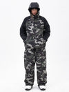Freestyle-Mountain-Camo-Schneeanzug für Herren – Bomberjacke & Baggy-Hose-Set