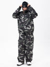 Freestyle-Mountain-Camo-Schneeanzug für Herren – Bomberjacke & Baggy-Hose-Set