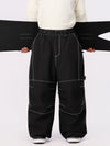 UrbanCraft Herren-Arbeits-Schneehose im Baggy-Stil mit verbesserter Kniebeweglichkeit