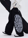 Herren Allwetter-Cargo-Schneehose mit reflektierendem, stylischem Grafikmuster