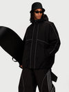 UrbanCraft Herren-Schneejacke mit reflektierenden Elementen – Workwear Street Fit