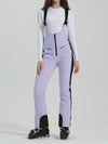Gsou Snow Elegant Flare Ski-Latzhose für Damen