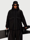 UrbanCraft Herren-Schneejacke mit reflektierenden Elementen – Workwear Street Fit
