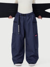 Techline Damen-Skihose mit strapazierfähigem Stretch-Cargo-Design – Baggy Freestyle Passform