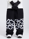 Swaggy Damen-Cargo-Schneehose mit reflektierenden Knie-Einsätzen