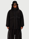 UrbanCraft Herren-Schneejacke mit reflektierenden Elementen – Workwear Street Fit