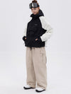 Freestyle-Skianzug für Damen im Bergtarn-Look – Bomberjacke & Baggy-Hose-Set