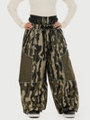 Wild Motion Damen-Schneehose mit mehreren Taschen, reflektierendem Farbblock-Design und extraweitem Sitz