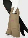Techline Damen-Skihose mit strapazierfähigem Stretch-Cargo-Design – Baggy Freestyle Passform