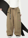 Techline Damen-Skihose mit strapazierfähigem Stretch-Cargo-Design – Baggy Freestyle Passform