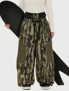 Wild Motion Damen-Schneehose mit mehreren Taschen, reflektierendem Farbblock-Design und extraweitem Sitz