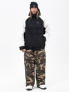Freestyle-Mountain-Camo-Schneeanzug für Herren – Bomberjacke & Baggy-Hose-Set