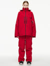 Herren-Backcountry-Bergwindjacke, Thermo-Schneeanzug mit Latzhose