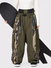 Wild Motion Damen-Schneehose mit reflektierendem Farbblock-Design und extra weitem Schnitt
