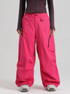 Gsou Snow Damen Strapazierfähige Urban Vibe All Function Baggy Schneehose