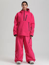 Gsou Snow Damen-Pullover-Anorak, strapazierfähig, Bergflauschig, Baggy-Schneeanzug
