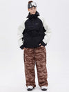 Freestyle-Skianzug für Damen im Bergtarn-Look – Bomberjacke & Baggy-Hose-Set