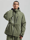 Gsou Snow Herren Langlebige Mountain Pro Winter Funktions-Cargo-Schneejacke
