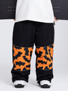 Herren Allwetter-Cargo-Schneehose mit reflektierendem, stylischem Grafikmuster