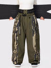 Wild Motion Damen-Schneehose mit reflektierendem Farbblock-Design und extra weitem Schnitt