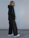 Dook Snow Track Stripe Snowboardjacke und -hose für Damen, Schneeanzug