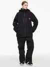 Arctic Queen Mountain Windbreaker Thermo-Schneeanzug für Damen mit Latzhose