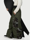 Wild Motion Herren-Schneehose mit mehreren Taschen, reflektierendem Farbblock-Design und extraweitem Sitz