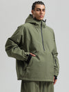 Gsou Snow Herren-Snowboardjacke im urbanen Stil, Pullover-Anorak
