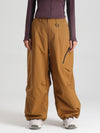 Gsou Snow Damen Strapazierfähige Urban Vibe All Function Baggy Schneehose