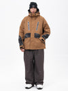 Chillform Herren-Schneeanzug mit reflektierendem Tarnmuster – Glow Trail Jacke mit Baggy-Schneehose (Set)