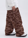 Damen-Skihose mit doppeltem Knie, Mountain Freestyle Baggy Camo